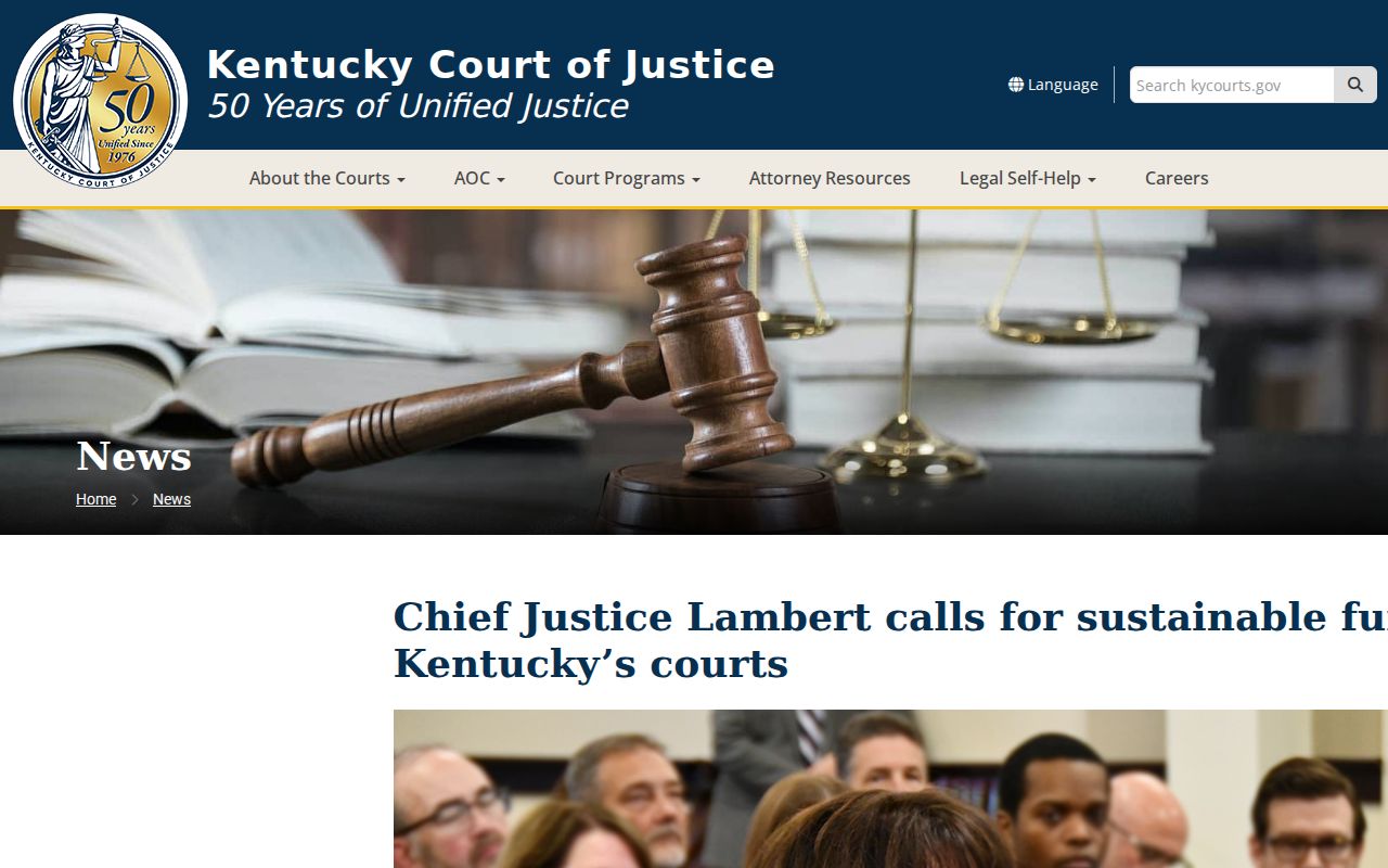 Kentucky Circuit Court Clerk statewide judiciary and technology update