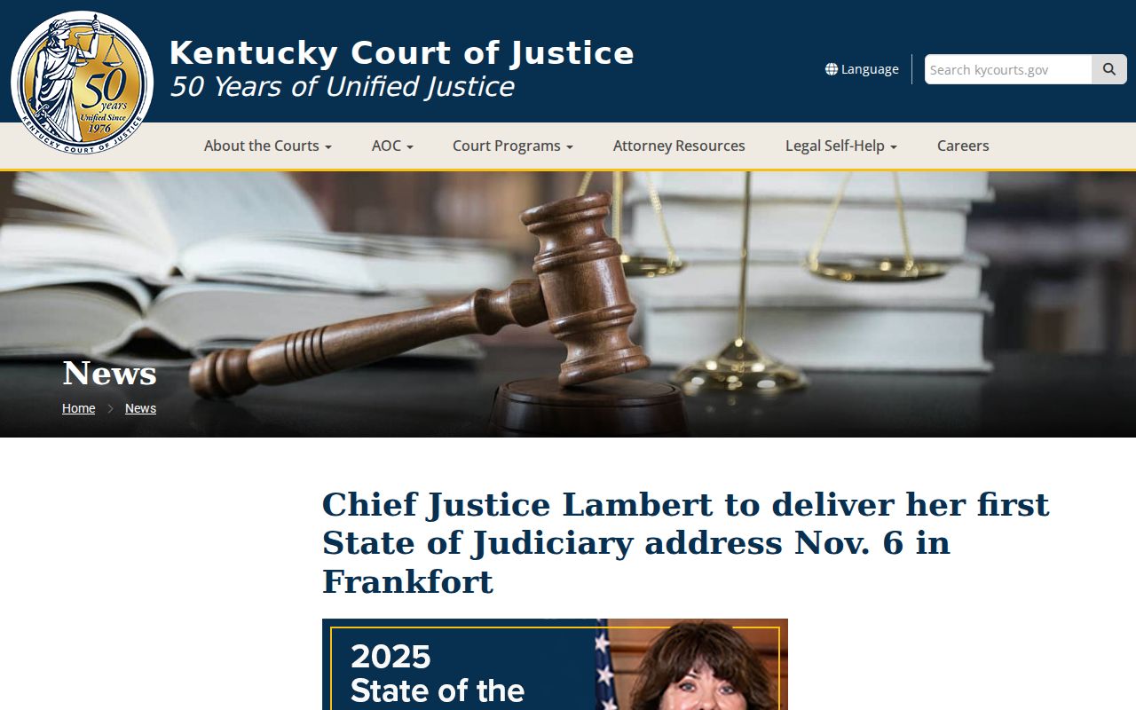 Kentucky probate records official judiciary article page